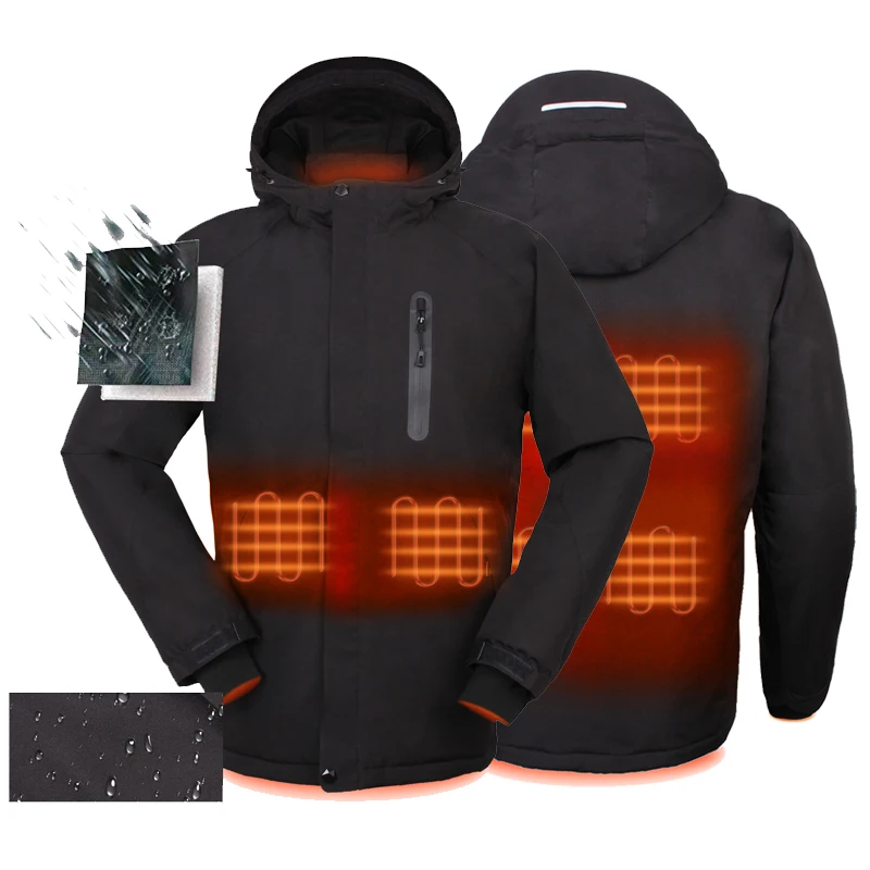 winter and autumn hot selling OEM Power heating jacket warm jacket rechargeable battery waterproof heated jacket, Customized color
winter and autumn hot selling OEM Power heating jacket warm jacket rechargeable battery waterproof heated jacket, Customized color