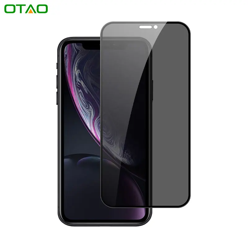 

OTAO Amazon Hot 2.5D Full Cover Tempered Glass Vidrio Templado Para Celularanti Spy Tempered Glass For Iphone13 12 11 Pro