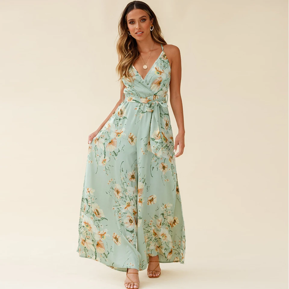 Women Jumpsuits Women's 2021 New Arrival Sexy Deep V Neck Floral Maxi Dress Bodysuits Ladies Elegant Floral Skirt Jumpsuit
Women Jumpsuits Women's 2021 New Arrival Sexy Deep V Neck Floral Maxi Dress Bodysuits Ladies Elegant Floral Skirt Jumpsuit