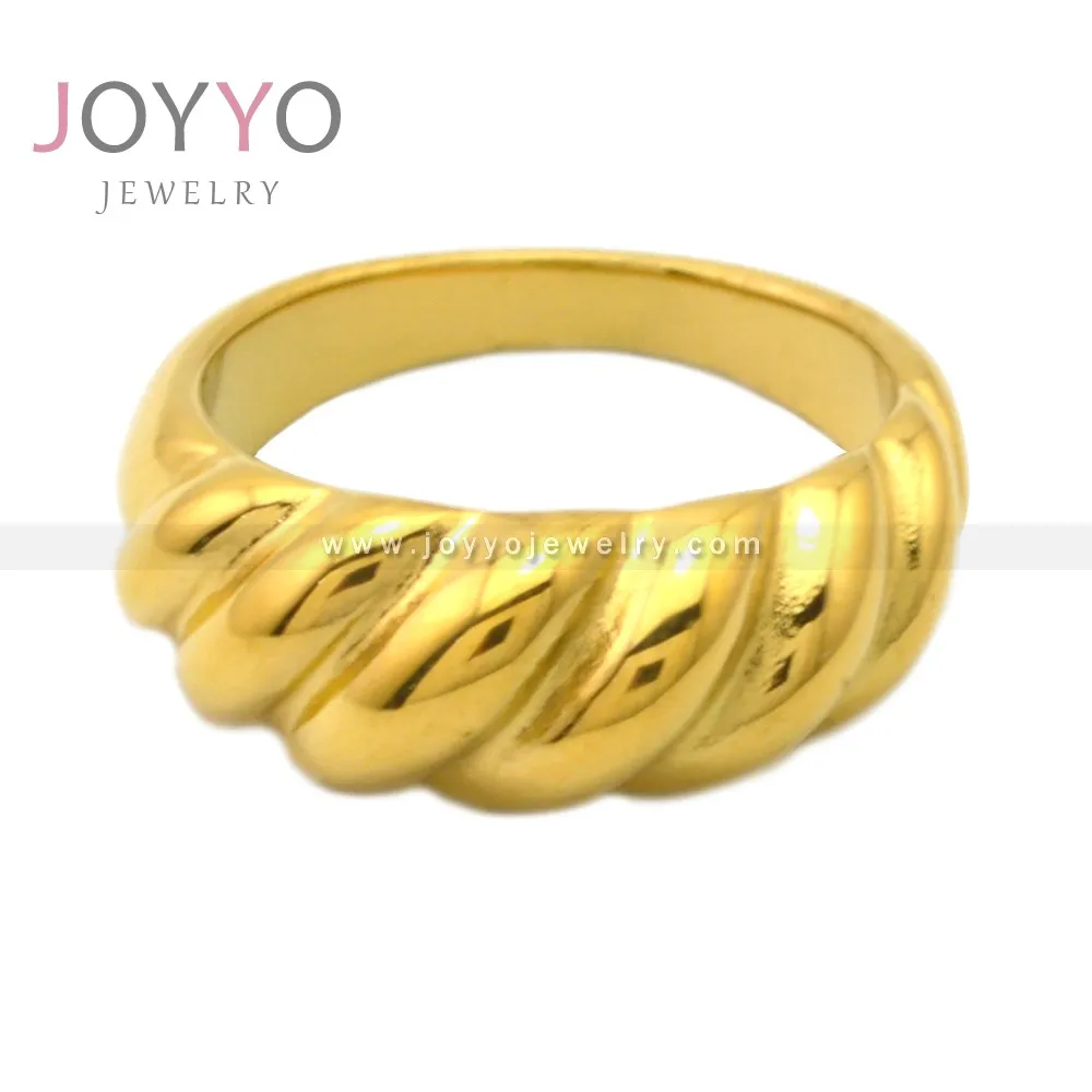 Hot Selling Design Unique Stainless Steel 18K Gold Plated Ring Chunky Gold Finger Rings Twist Ring Jewelry
Hot Selling Design Unique Stainless Steel 18K Gold Plated Ring Chunky Gold Finger Rings Twist Ring Jewelry