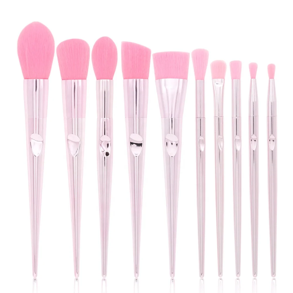 2021 Highend makeup brush set 10pcs wet and wild full set makeup brush with pink laser bag, Customized color
2021 Highend makeup brush set 10pcs wet and wild full set makeup brush with pink laser bag, Customized color