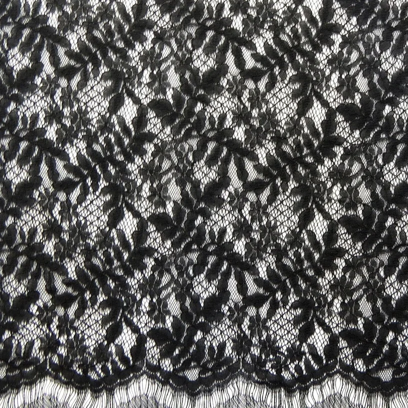 High quality flower net crochet chantilly-lace-fabric in black, Accept customized color
High quality flower net crochet chantilly-lace-fabric in black, Accept customized color