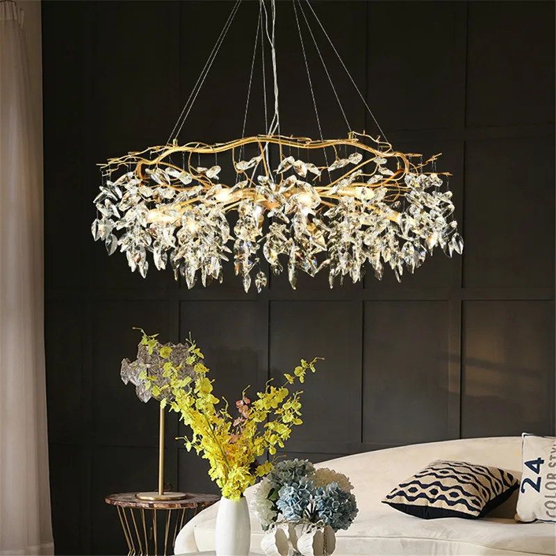 Crystal Chandelier Modern LED Lighting Luxury Home Decoration Chandeliers Living Room Hanglamp K9 Crystal Lobby Lighting 85CM
Crystal Chandelier Modern LED Lighting Luxury Home Decoration Chandeliers Living Room Hanglamp K9 Crystal Lobby Lighting 85CM
