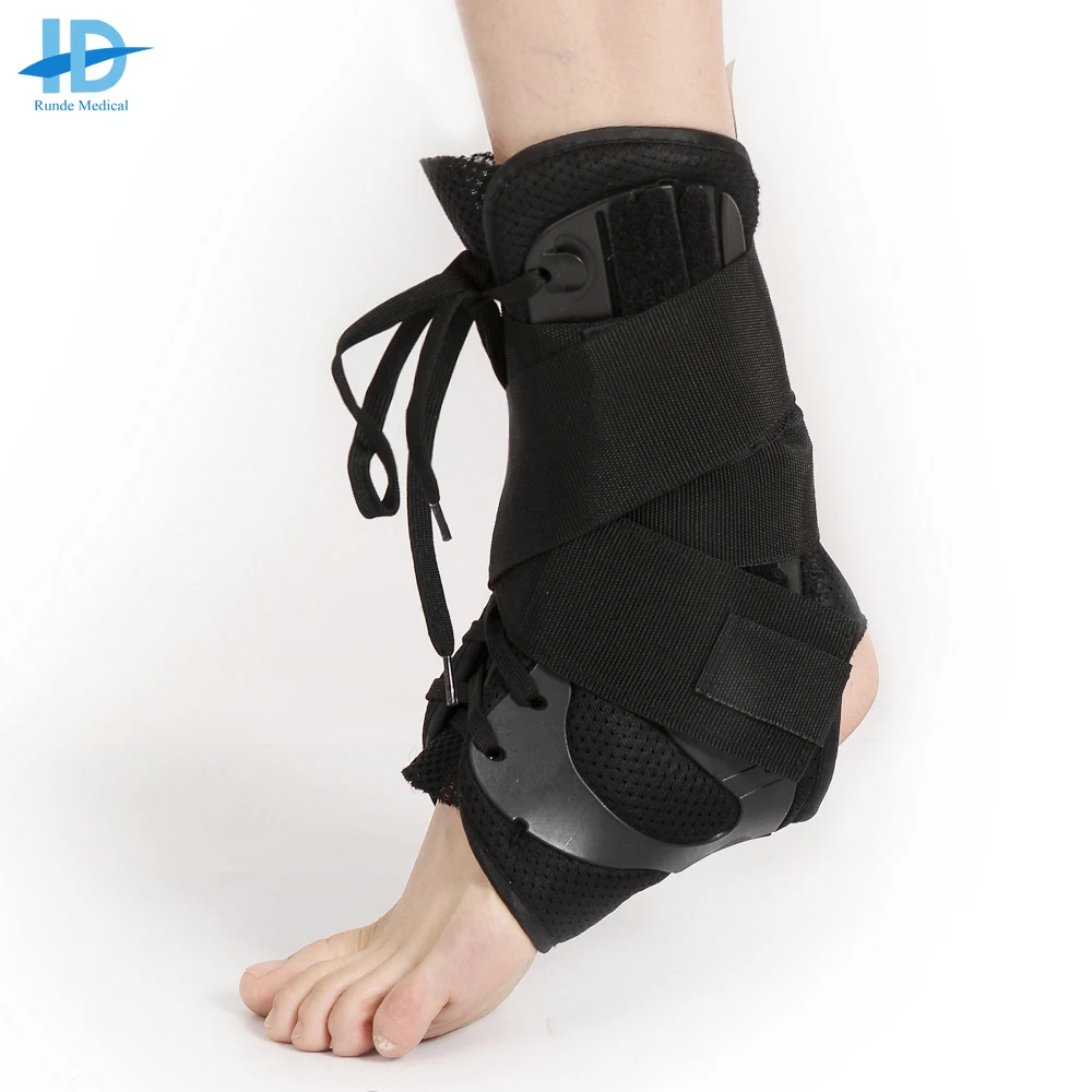 Deportes ortopédicos tobillo pie de apoyo férula la fractura de tobillo Brace Ce resultado ajustable apoyo de tobillo