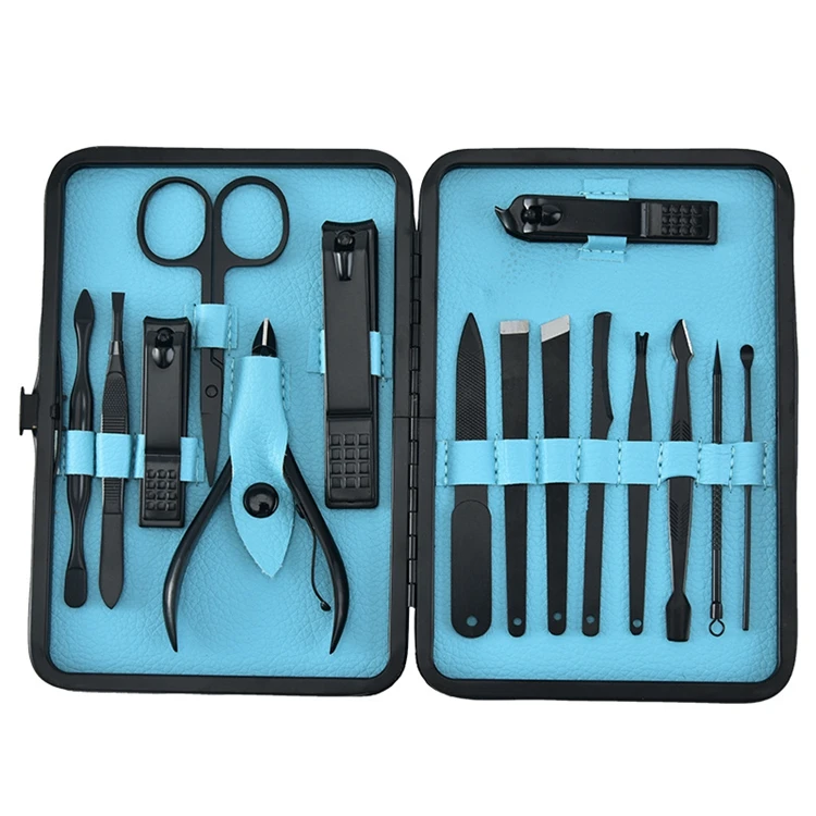 Black Nail Cutter Set 15 Piece Beauty and Personal Care Products Portable Stainless Steel Manicure and Pedicure Set
Black Nail Cutter Set 15 Piece Beauty and Personal Care Products Portable Stainless Steel Manicure and Pedicure Set