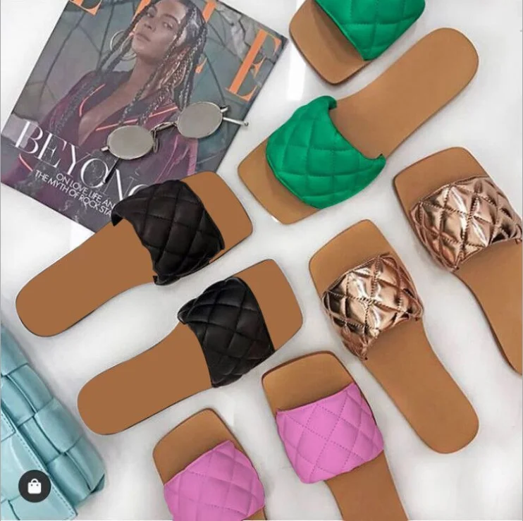 PL0051 Hot Sale Summer Women Slippers Square Toe PU Plaid Slippers Candy Colors Sandals Outdoor Slippers Ladies Shoes, Green, black, rose red, champagne
PL0051 Hot Sale Summer Women Slippers Square Toe PU Plaid Slippers Candy Colors Sandals Outdoor Slippers Ladies Shoes, Green, black, rose red, champagne