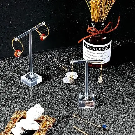 Acrylic Earrings Display Earring Display Holder T-bar Earrings Display Stand Holder Tree
Acrylic Earrings Display Earring Display Holder T-bar Earrings Display Stand Holder Tree