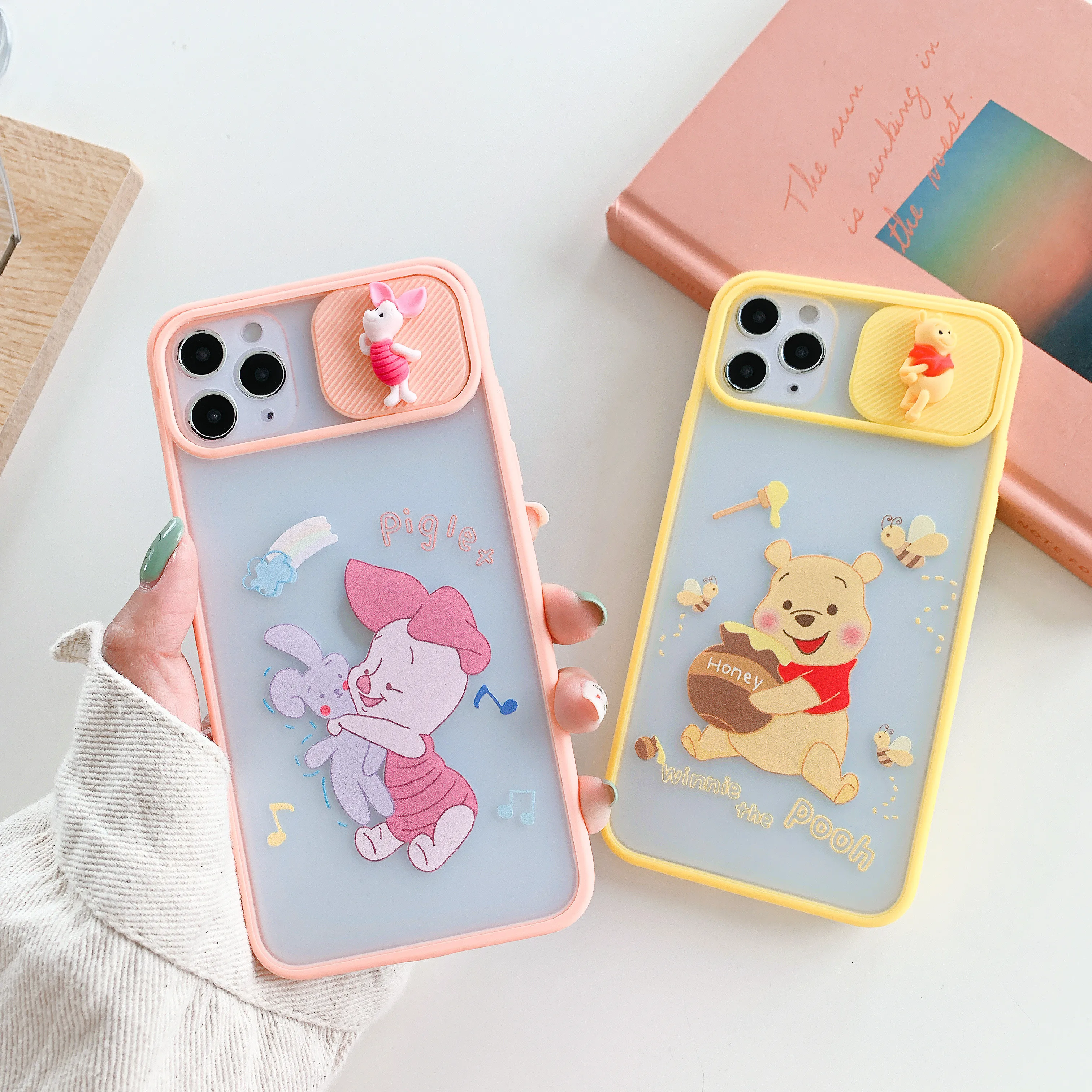 For iPhone 12 11 Pro Max XR 7 8 Plus Sliding Camera Protection Piglet Bear Phone Case Cover With Toy
For iPhone 12 11 Pro Max XR 7 8 Plus Sliding Camera Protection Piglet Bear Phone Case Cover With Toy