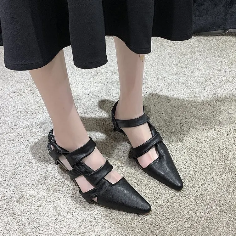 Early Spring New European And American Style Retro Woven Soft Leather Pointed Toe Hollow Fine High Heeled Female Sandals, Black, white, yellow
Early Spring New European And American Style Retro Woven Soft Leather Pointed Toe Hollow Fine High Heeled Female Sandals, Black, white, yellow