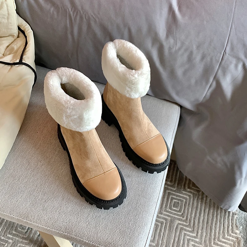 Hot Selling Genuine Leather wholesale custom size high quality Winter Flat warm snow boots ladies HX-68
Hot Selling Genuine Leather wholesale custom size high quality Winter Flat warm snow boots ladies HX-68