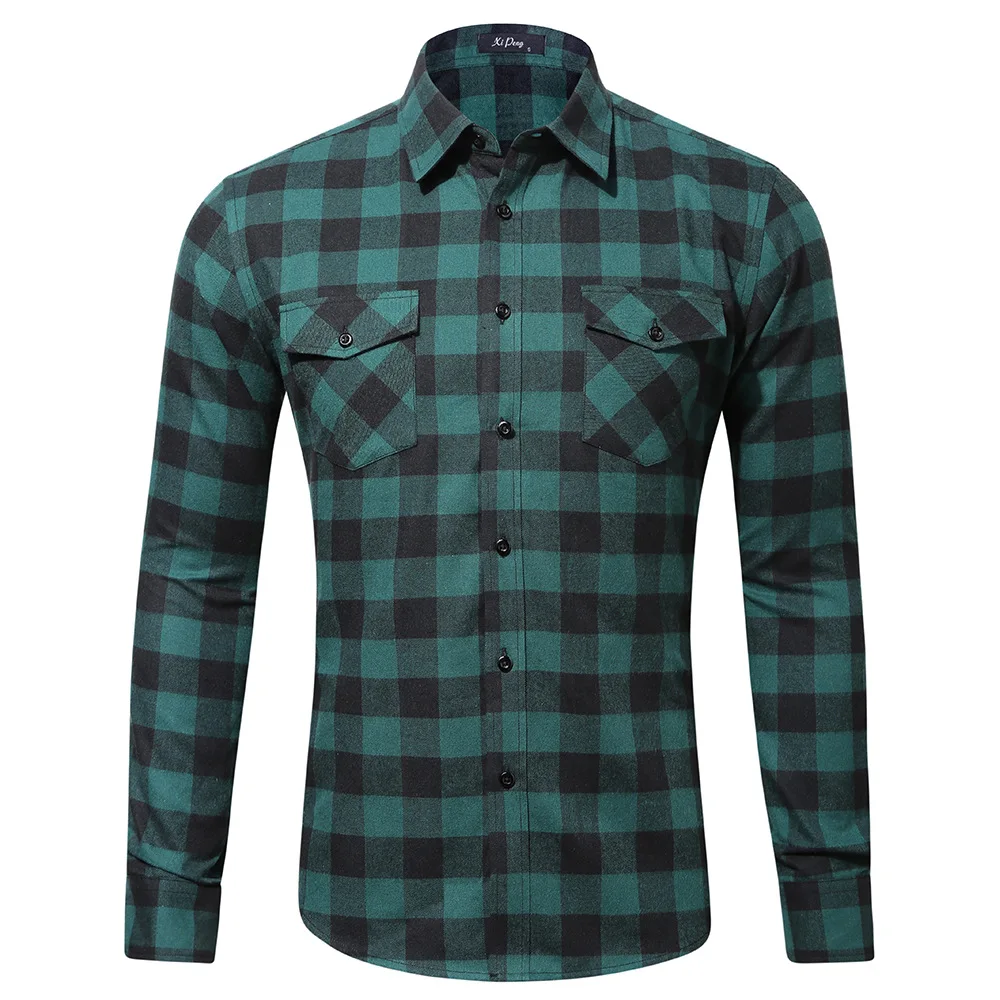 Hot selling factory direct supply men wholesale plaid shirt with high quality, 15 different colors
Hot selling factory direct supply men wholesale plaid shirt with high quality, 15 different colors