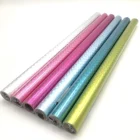 Printed colorful embossed aluminum foil laminate paper for gift box packaging