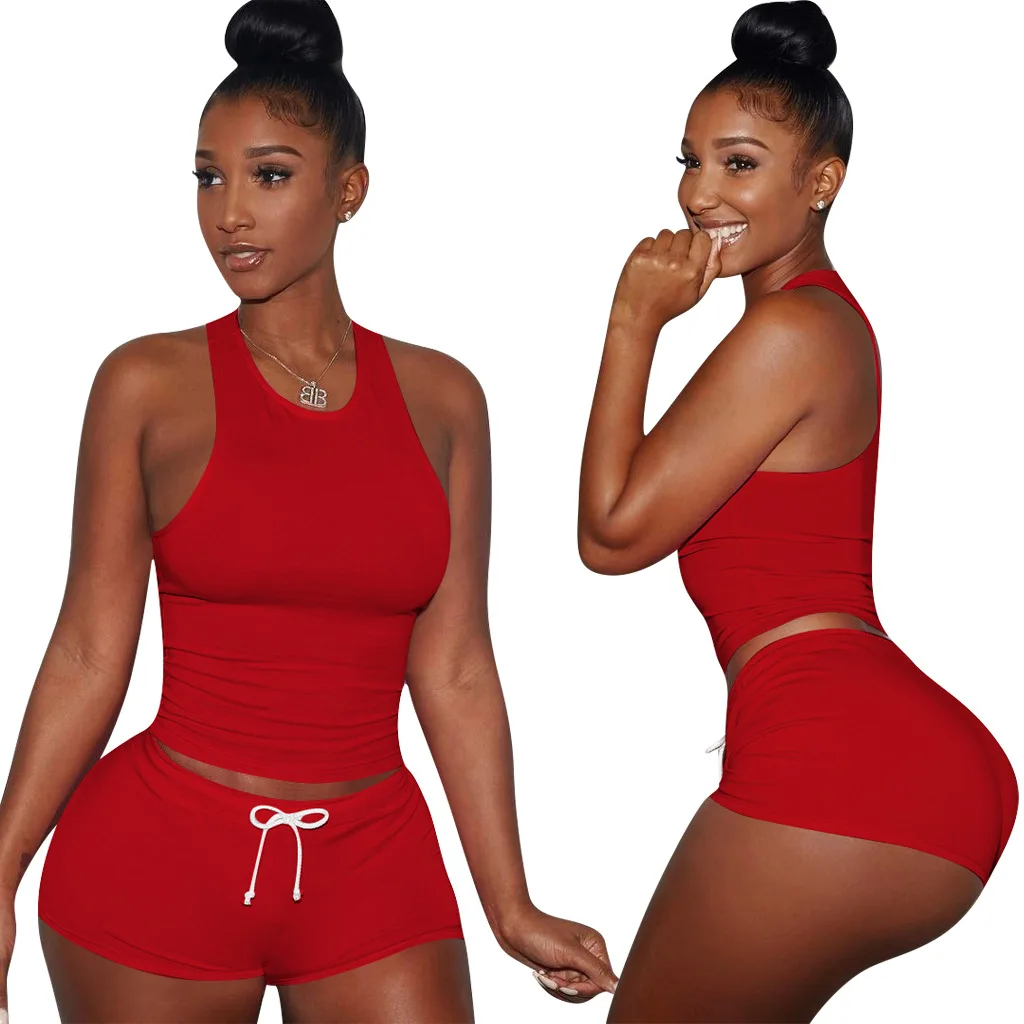 Women summer clothes 2021 Two piece set women clothing Sport wear Crop Top + Short 2 piece set Women Plus Size, Picture shows
Women summer clothes 2021 Two piece set women clothing Sport wear Crop Top + Short 2 piece set Women Plus Size, Picture shows