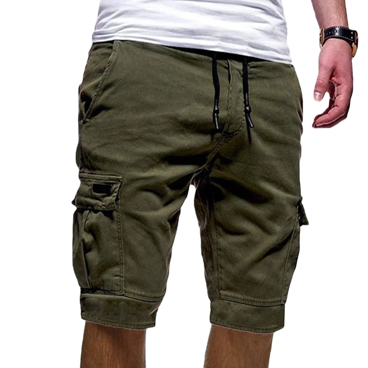 Hot Sell gym stretch sweatpant shorts men Cargo Pants with Drawstring Hem
Hot Sell gym stretch sweatpant shorts men Cargo Pants with Drawstring Hem