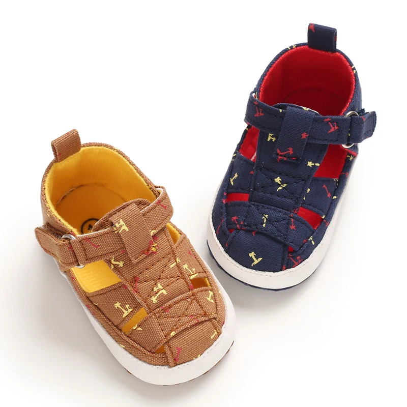 New design Cotton fabric soft sole breathable unisex boy girl newborn baby sandals, Brown,dark blue
New design Cotton fabric soft sole breathable unisex boy girl newborn baby sandals, Brown,dark blue
