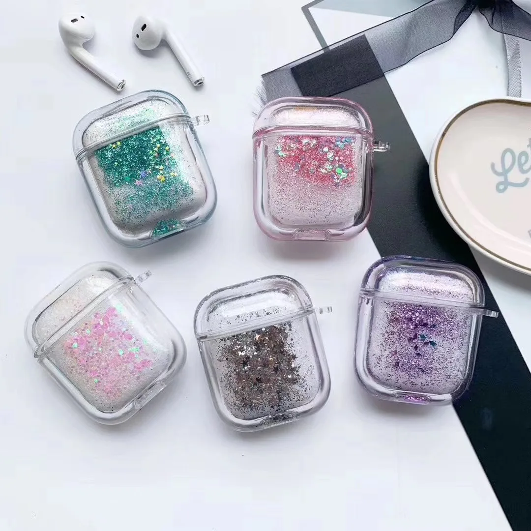 Luxury Mini Bling Liquid Glitter Quicksand Case for Airpods Girly Cute Shining Hard PC Bluetooth Ear buds Case for Airpods Pro
Luxury Mini Bling Liquid Glitter Quicksand Case for Airpods Girly Cute Shining Hard PC Bluetooth Ear buds Case for Airpods Pro