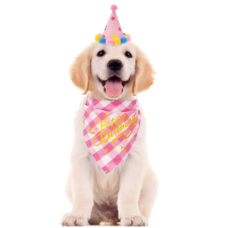 2021 New Trendy Pet Hat Costume Bandana Birthday Party Hat Decoration Hat For Dog And Cat With Adjustable Bandana, 12 colors;picture shows, accept customized
2021 New Trendy Pet Hat Costume Bandana Birthday Party Hat Decoration Hat For Dog And Cat With Adjustable Bandana, 12 colors;picture shows, accept customized