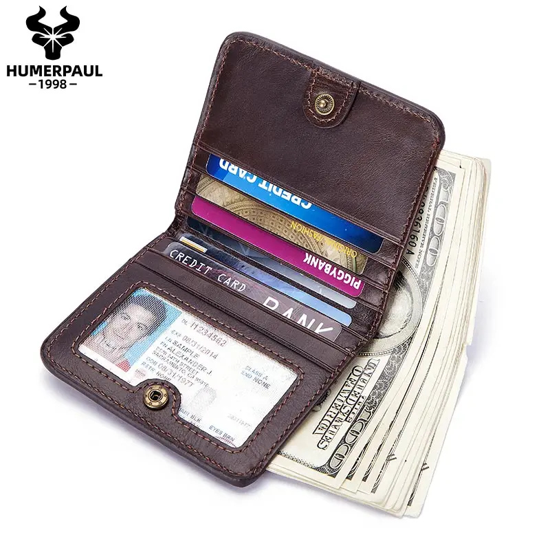 HUMERPAUL 2020 Fashion Selling Creditcard Holder Short Men Small Purses Fashion Leather Sim Card Holder Wallet, Black/red/coffee
HUMERPAUL 2020 Fashion Selling Creditcard Holder Short Men Small Purses Fashion Leather Sim Card Holder Wallet, Black/red/coffee