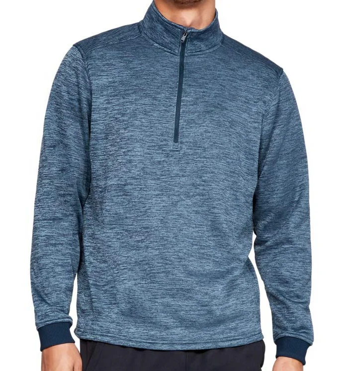 

New Design Stand collar Sweatshirt Man Layer Lined Golf Hoodie 1/4 Zip Pullover sweatshirt cotton polyester For Wholesale