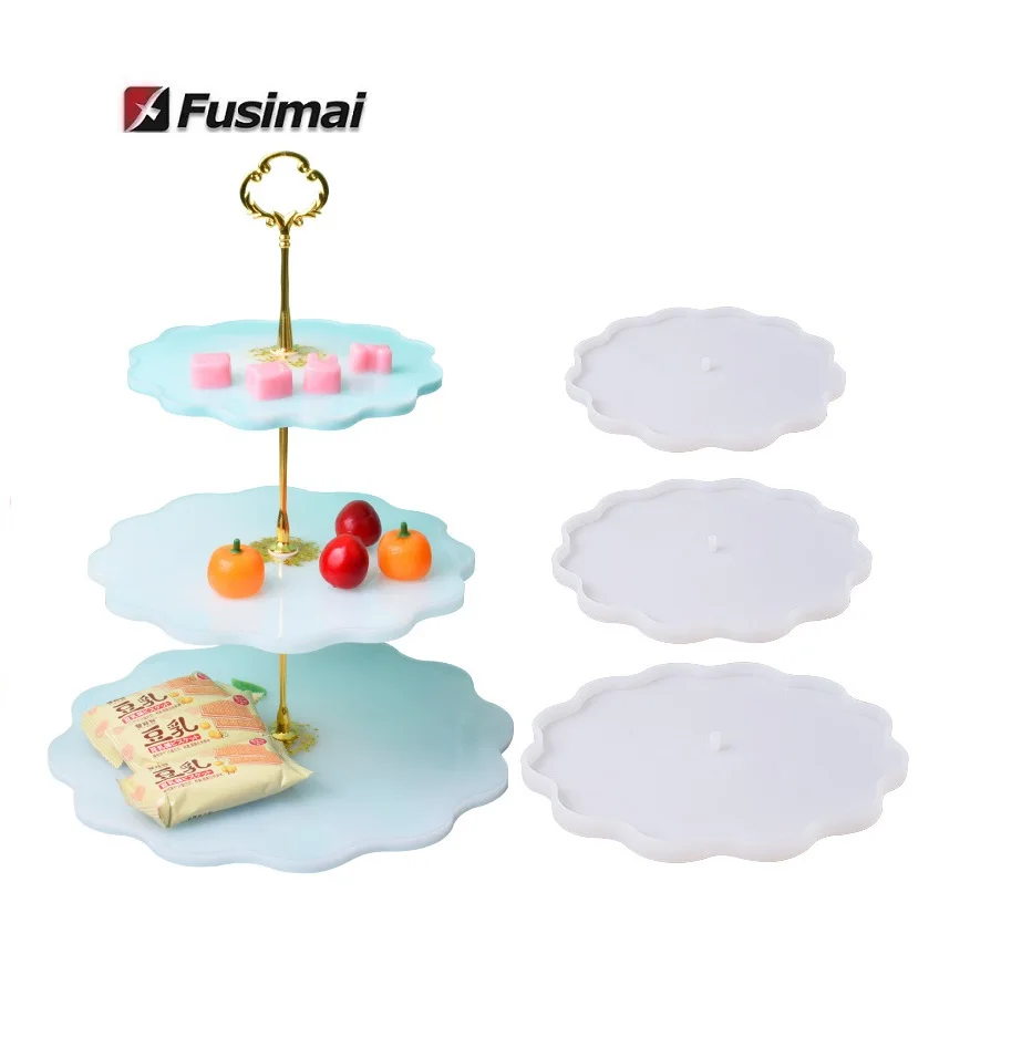 Ins Feng Shui Fruit Plate Tea Plate Silicone Mould Three-Layer Flower Tray Resin Mold, Random
Ins Feng Shui Fruit Plate Tea Plate Silicone Mould Three-Layer Flower Tray Resin Mold, Random