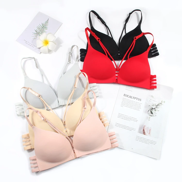 Women Apparel Cheap Sexy Bra Plus Size Brazier Women Cotton Bralettes Sexy Cotton Brasier, Black, red ,gray, apricot, pink