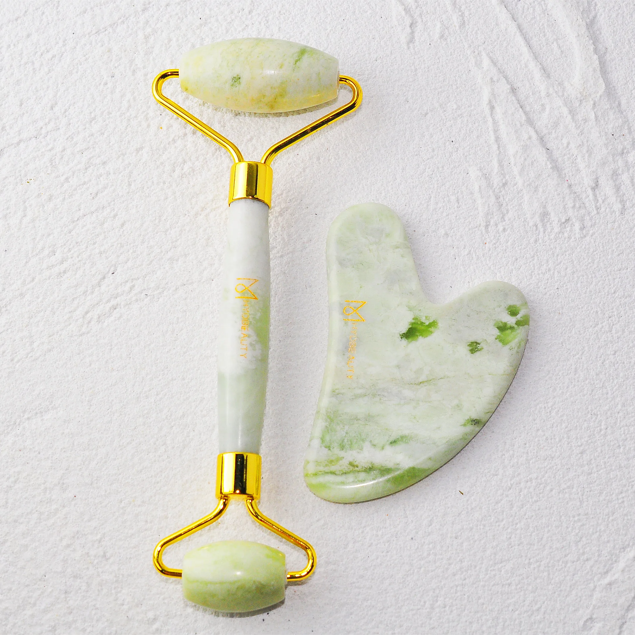 HYDBEAUTY Home Use Facial Spa kit 1 Milk Green Jade Roller 1 Green Color Heart Shape Gua Sha tool
HYDBEAUTY Home Use Facial Spa kit 1 Milk Green Jade Roller 1 Green Color Heart Shape Gua Sha tool