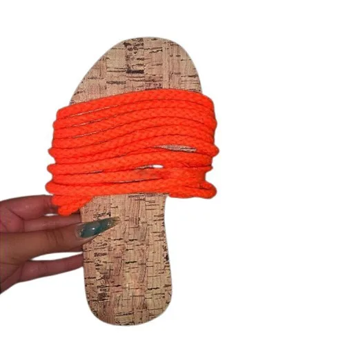 Factory Sale Beach Seaside Shoes Fashion Womens Hemp Rope Retro Stylish Bright Color Anti-Slippery Women Shoes Slippers Flat
Factory Sale Beach Seaside Shoes Fashion Womens Hemp Rope Retro Stylish Bright Color Anti-Slippery Women Shoes Slippers Flat