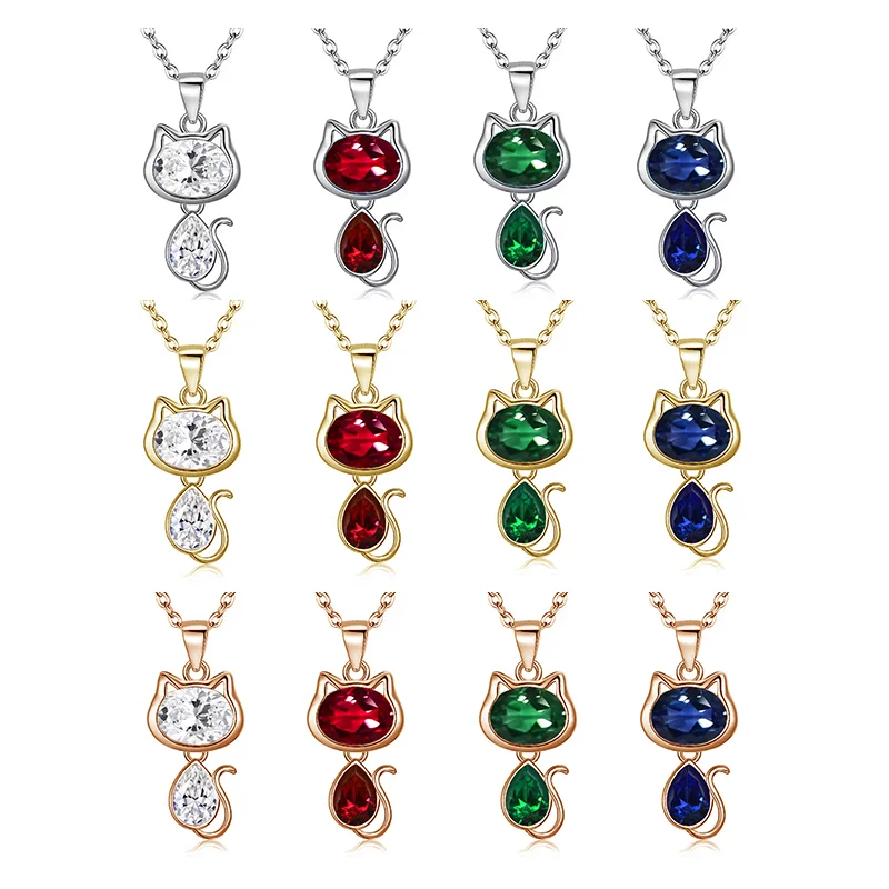 S925 Plated Gold Cute Pendant Necklace Setting Lab Grown Gemstones Kitty Necklace Group Order Price Lovely necklace for kid
S925 Plated Gold Cute Pendant Necklace Setting Lab Grown Gemstones Kitty Necklace Group Order Price Lovely necklace for kid