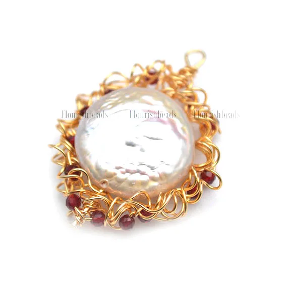 Handmade Gemstone Seed Beads Wire Wrapped Natural Pearl Coin Shape Beads Charms Fit Earrings Making
Handmade Gemstone Seed Beads Wire Wrapped Natural Pearl Coin Shape Beads Charms Fit Earrings Making