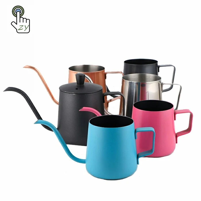 Homeware kitchen use barista Tools Black painting LFGB Metal gooseneck Tea coffee kettle 304 stainless steel
Homeware kitchen use barista Tools Black painting LFGB Metal gooseneck Tea coffee kettle 304 stainless steel