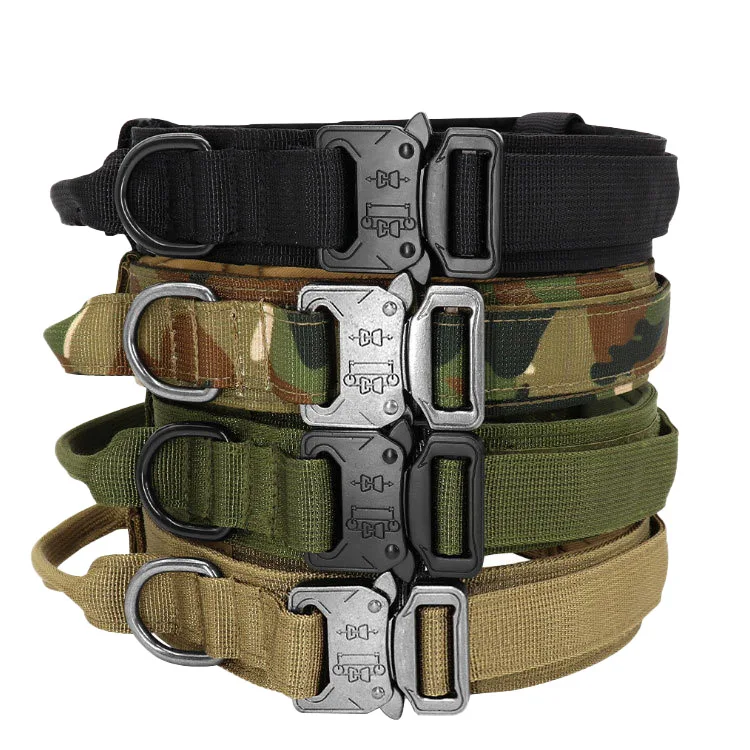 Military Army Training Adjustable Nylon Tactical Rope Dog Collar Handle Big Large Dog Harness Leash Lead Set
Military Army Training Adjustable Nylon Tactical Rope Dog Collar Handle Big Large Dog Harness Leash Lead Set