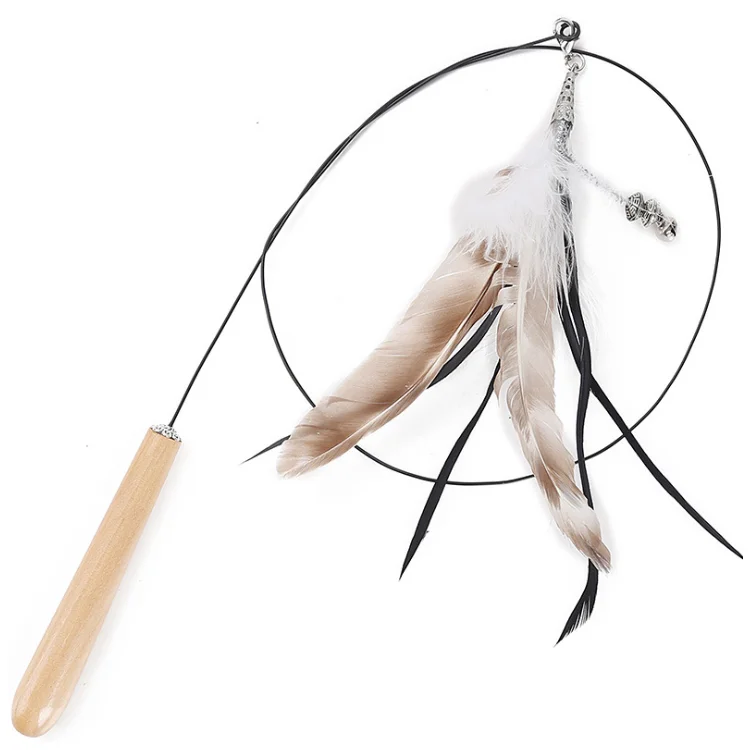 A87 Cat Long Rod Steel Wire Feather Funny Cat Stick Replacement Head Bite-resistant Solid Wood Funny Cat Stick
A87 Cat Long Rod Steel Wire Feather Funny Cat Stick Replacement Head Bite-resistant Solid Wood Funny Cat Stick