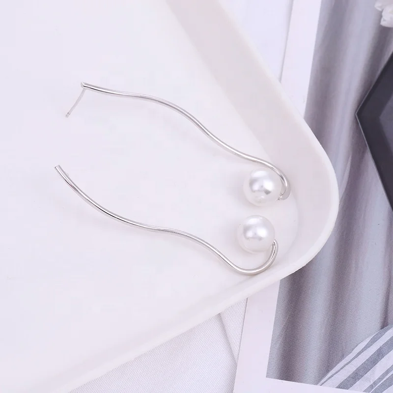 Fashion Jewelry Accessories Simple Dangle Earrings Trendy Freshwater Pearl Earrings For Women
Fashion Jewelry Accessories Simple Dangle Earrings Trendy Freshwater Pearl Earrings For Women