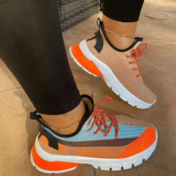 High quality fashion plus size womens trainers running colorful sneakers Ventilated Mesh casual Sports outdoors shoes
High quality fashion plus size womens trainers running colorful sneakers Ventilated Mesh casual Sports outdoors shoes