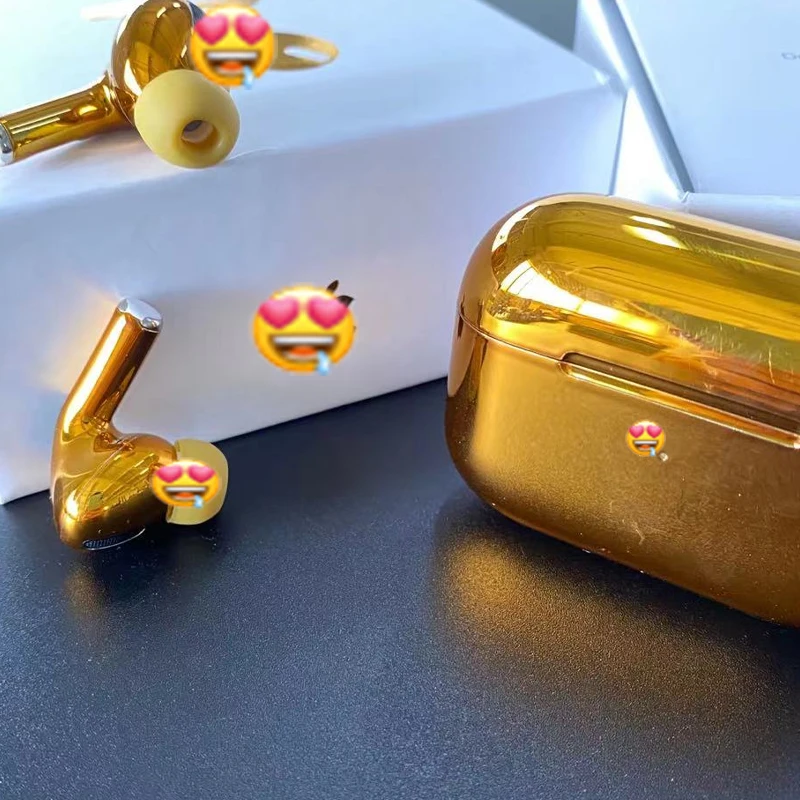 Best Quality Gold With Logo Box Airoopods- Noise Cancel 1:1 air pro Gen 2 Air 3 Wireless Earphone air pro 3
Best Quality Gold With Logo Box Airoopods- Noise Cancel 1:1 air pro Gen 2 Air 3 Wireless Earphone air pro 3