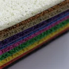 Factory Supplier Pvc Coil Spaghetti Colorful Loop Durable Cushion Pad Door Mat, Anti-slip Mesh Floor mat, Anti Slip Mat Roll