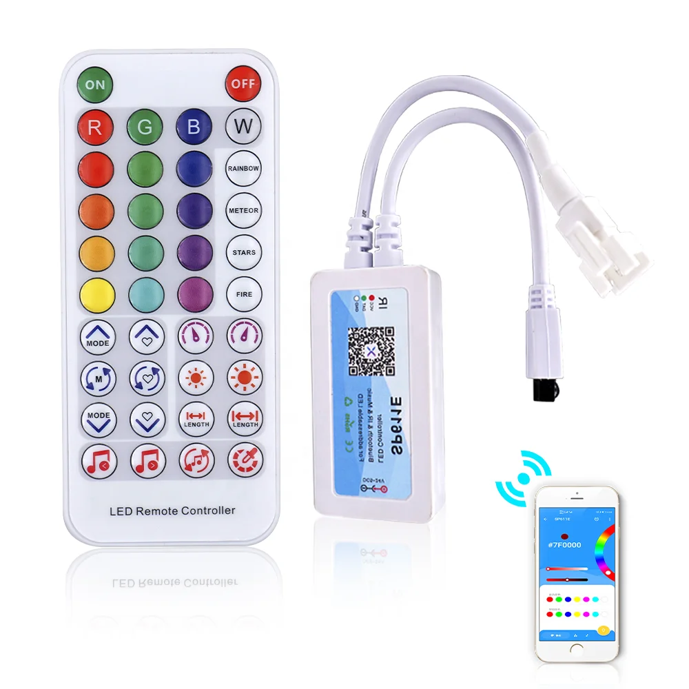 2021 New Pixel Light Strip LED Controller with Smart Phone APP Control SPI Controller Bluetooth App Connection
2021 New Pixel Light Strip LED Controller with Smart Phone APP Control SPI Controller Bluetooth App Connection
