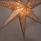 Holiday Star Paper Light SY Holiday Decoration Electric Grey Paper Star Lantern Hanging Light