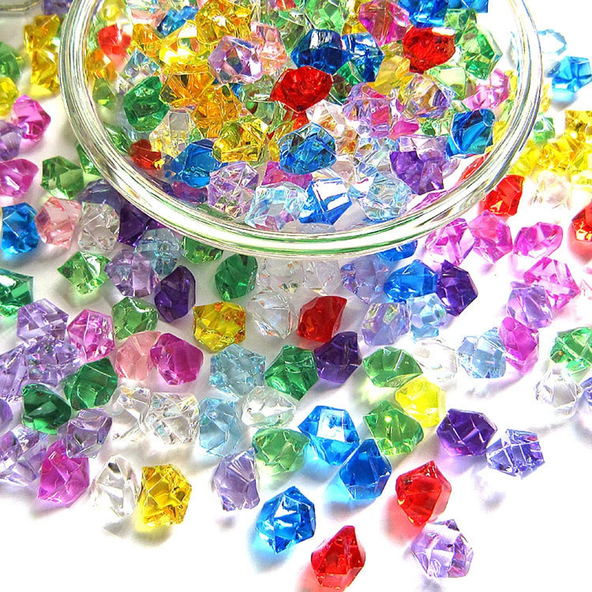 50pcs Colorful 1.4*1.1cm Vase Filler Pebble Aquarium Acrylic Stones Crystal Ice Cubes Decor Fish Tank Home Ornament, Colors
50pcs Colorful 1.4*1.1cm Vase Filler Pebble Aquarium Acrylic Stones Crystal Ice Cubes Decor Fish Tank Home Ornament, Colors