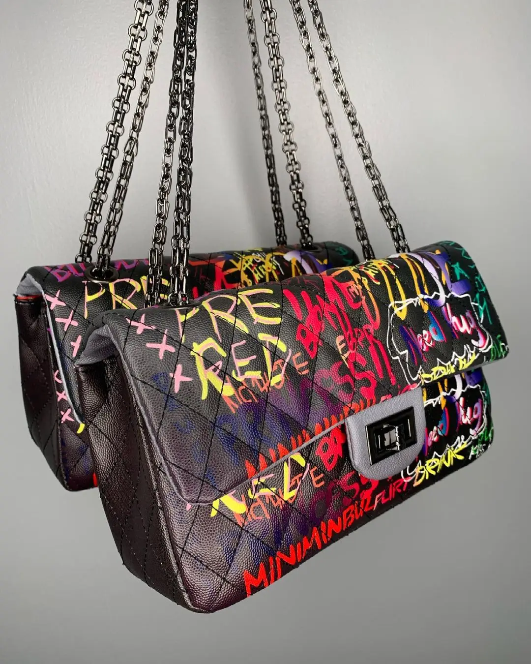 2021 factory wholesale graffiti bags women hand bag on sale designer handbags purses ladies bags, As picture
2021 factory wholesale graffiti bags women hand bag on sale designer handbags purses ladies bags, As picture