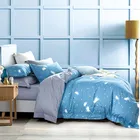 KOSMOS cotton 200TC striped printed wholesale china bed linen duvet cover set