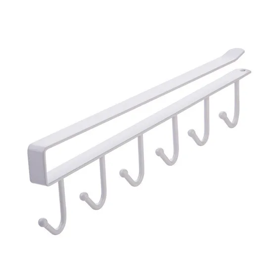 Iron cabinet storage rack multifunctional row hooks wardrobe rack kitchen seamless nail-free hook
Iron cabinet storage rack multifunctional row hooks wardrobe rack kitchen seamless nail-free hook