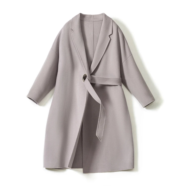 Women's Double Breasted Wool Blend Coat Elegant Warm Ladies Cashmere hand made wool coat long
Women's Double Breasted Wool Blend Coat Elegant Warm Ladies Cashmere hand made wool coat long