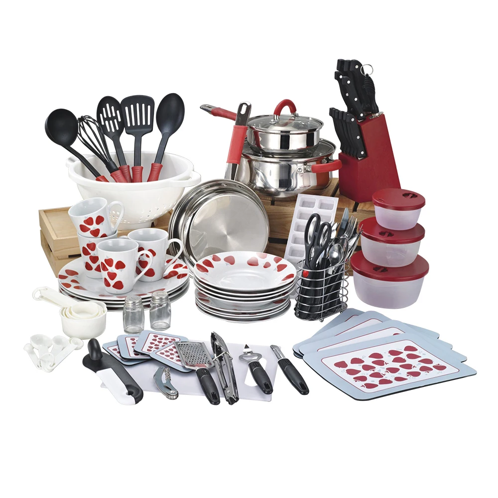 Advisory Service Approved 90-Piece Amazon Hot Sale Household Cooking Kitchenware Set, Red,green, orange
Advisory Service Approved 90-Piece Amazon Hot Sale Household Cooking Kitchenware Set, Red,green, orange