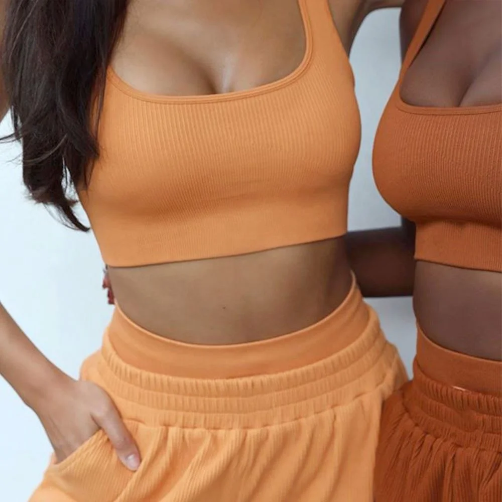 2021 New Arrival Stripe Women Fashion Casual Wear High Elastic Fitness Shorts Yoga Sets, White orange black green burgundy brown
2021 New Arrival Stripe Women Fashion Casual Wear High Elastic Fitness Shorts Yoga Sets, White orange black green burgundy brown