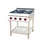 Restaurant Commercial Kitchen Gas Range Cooker/Table Top Cooking Range/Wholesale Gas Range