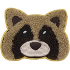 Custom Towel Embroidery chenille Embroidery Patch Bear Wool Embroidery Patch