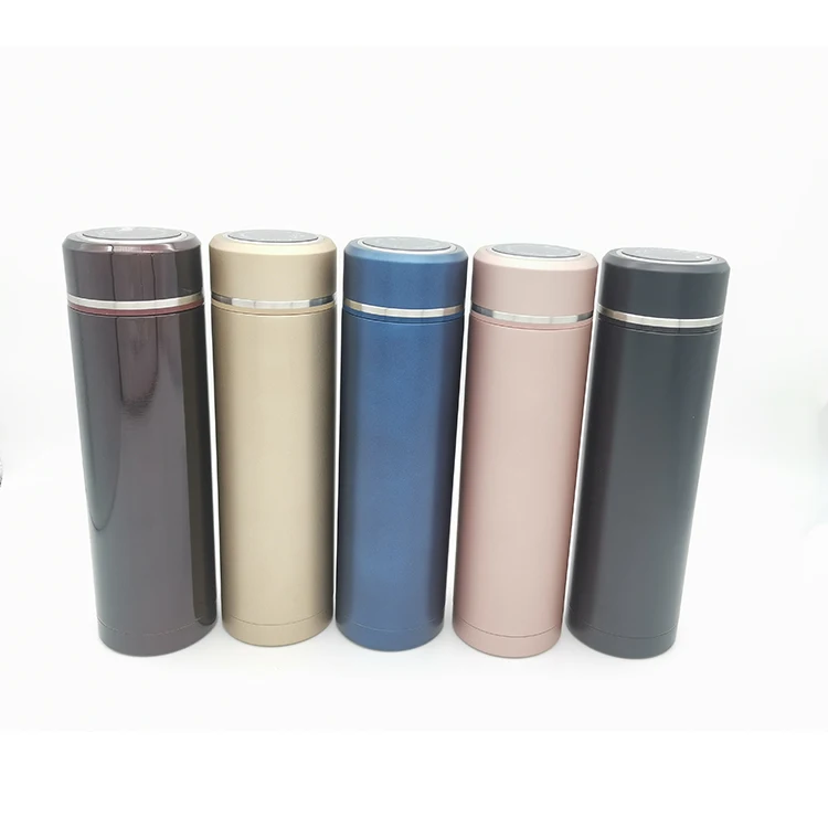 Wholesale customized Thermal mugs vacuum bottle Temperature Display stainless steel Thermos with Led
Wholesale customized Thermal mugs vacuum bottle Temperature Display stainless steel Thermos with Led