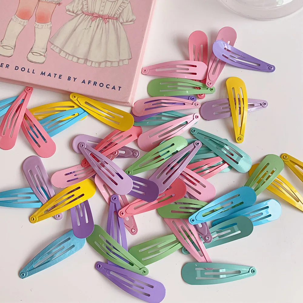 Factory Direct Colorful Snap Hair Clips Metal Hairpin For Baby Girls Simple Hair Accessories Clips
Factory Direct Colorful Snap Hair Clips Metal Hairpin For Baby Girls Simple Hair Accessories Clips