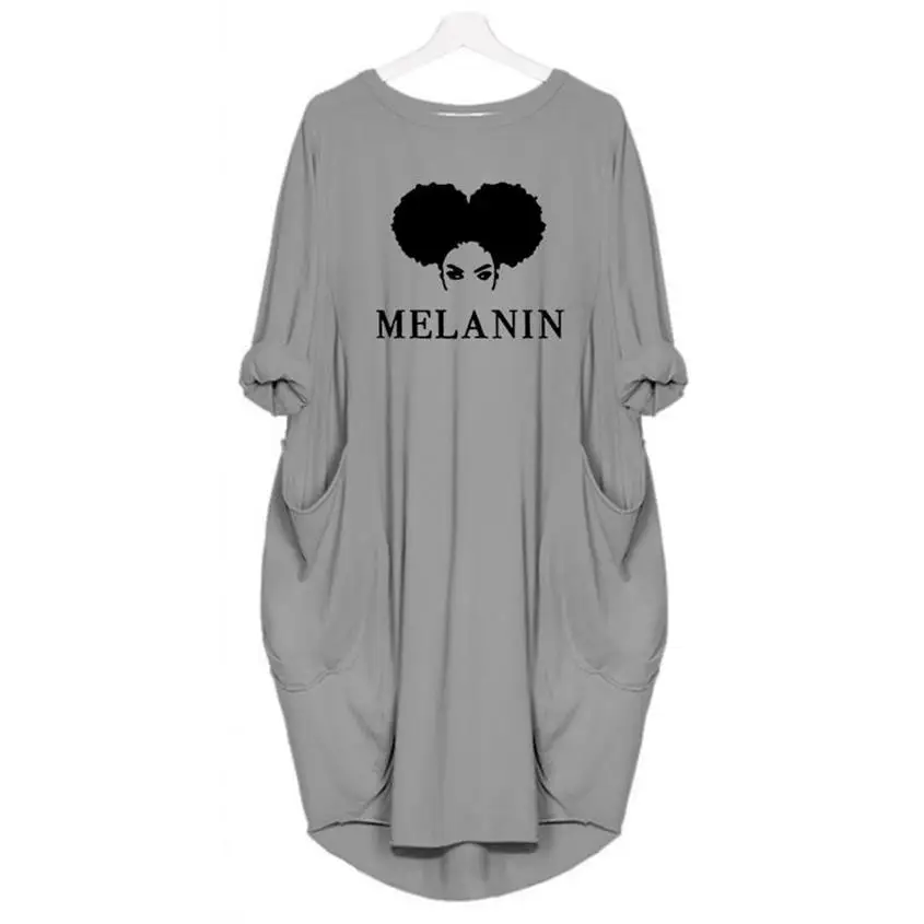 Pocket Melanin Letters Print Dress Black Women Dress Clothing Women Dresses Maxi Vestidos Mujer Cheap Clothes China Plus Size, Customized color
Pocket Melanin Letters Print Dress Black Women Dress Clothing Women Dresses Maxi Vestidos Mujer Cheap Clothes China Plus Size, Customized color